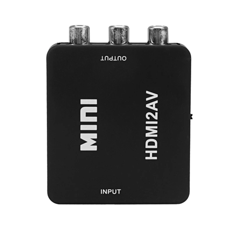  Universale HDMI a 3 RCA AV Composito AV CVBS Mini HD 1080 P Video Audio Adapter Converter 1080 P Pe
