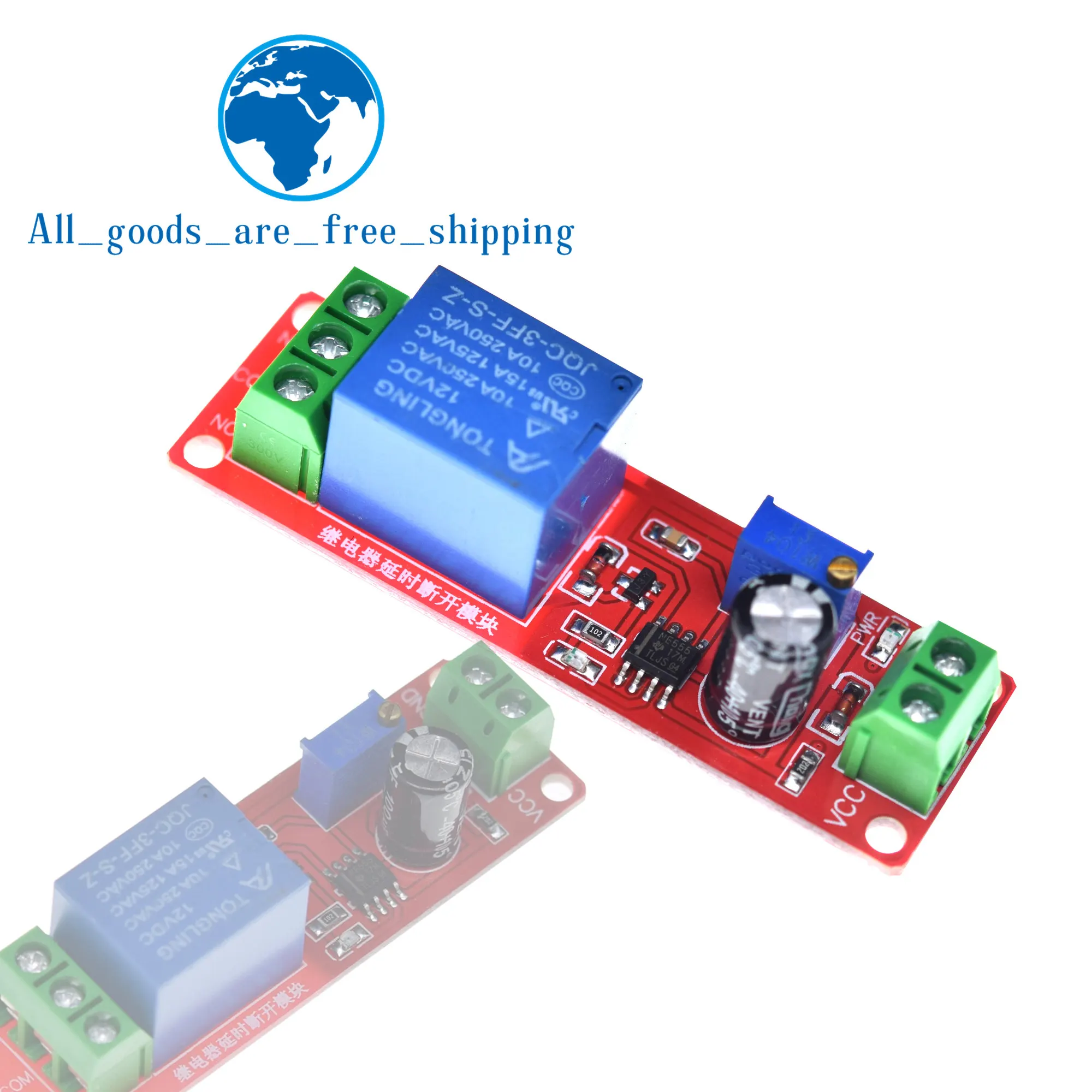 

DC 5V 12V Time Delay Relay NE555 Time Relay Shield Timing Relay Timer Control Switch Car Relays Pulse Generation Duty Cycle