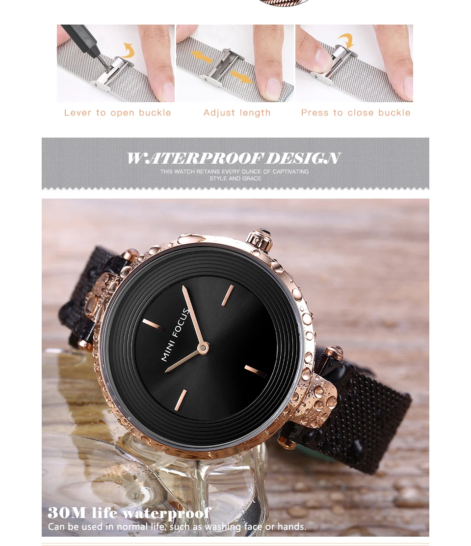 MINI FOCUS Brand Women Watches Luxury Blue Quartz Ladies Watch Women Diamond Bracelet Wrist Watch Female Clock Relogio Feminino