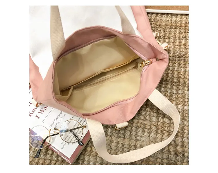 Menghuo New Leisure Canvas Backpack Women School Bookbag Female Large Space Casual Panelled Travel Bag Backpack Laptop Mochilas_40