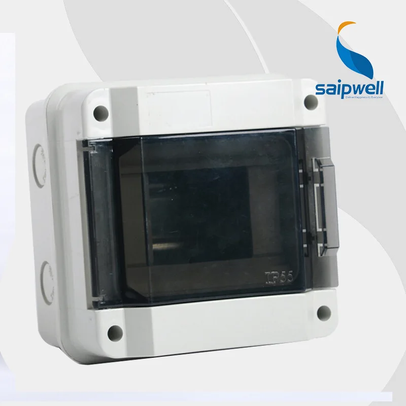 Plastic Waterproof Box Waterproof ABS Distribution Box installed SHK 5 Circuit Breaker