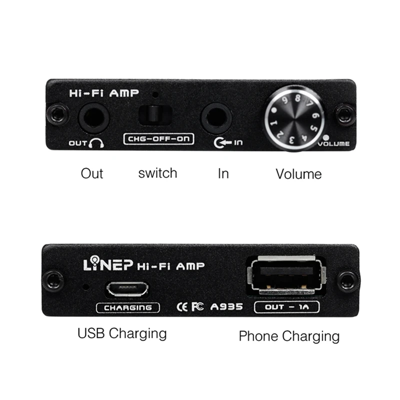Lynepauaio усилитель для наушников Портативный Hi-Fi усилитель для наушников Opa2604Ap+ Opa2107Ap чип комбинация Встроенный 1200 м