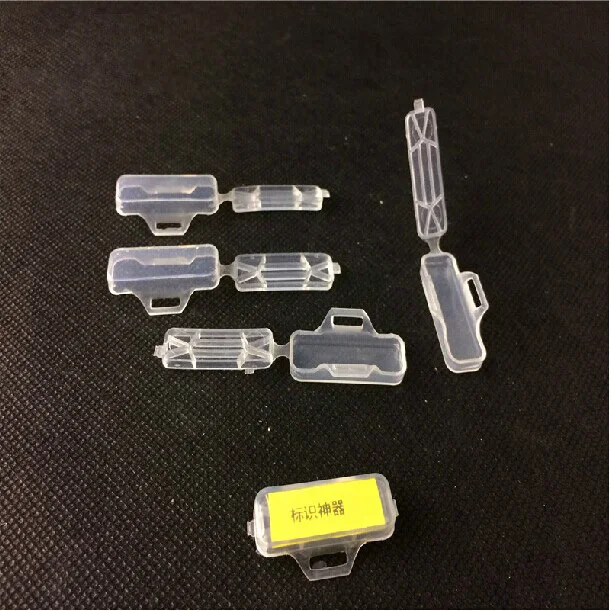 

2014 New 30*10mm 100pcs/lot PP Polyprolene Plastic Cable Tag Cable Marker for Power Wire Used with Plastic Cable Ties