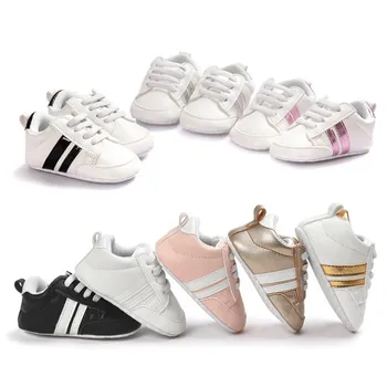

PU leather Soft Bottom Anti-skid Leather Sports Shoe First Walkers Soft Bottom Fashion Newborn Shoes BABY Sports Shoe