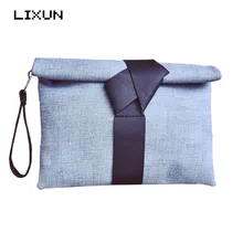 LIXUN Frauen Leinwand Tageskupplungen Taschen Damen Bogen Umhängetasche Messenger Bags Umschlag Abend Party Tasche Damen Designer Marken