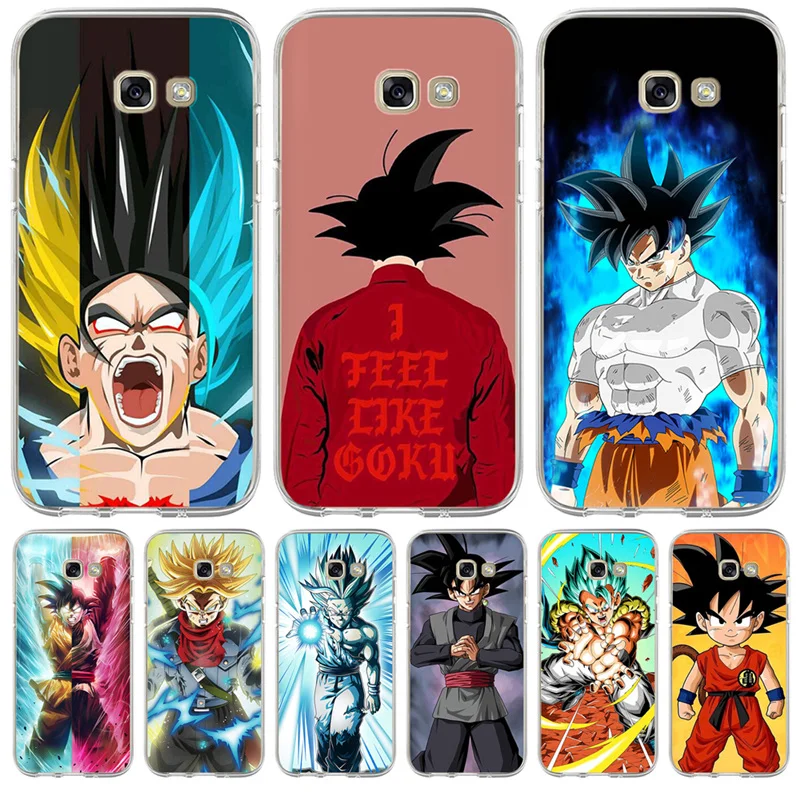 Драконий жемчуг goku мультяшный чехол для телефона Samsung Galaxy S6 S7 S8 S9 S10 Edge Plus S10e A3 A5 A6 A7