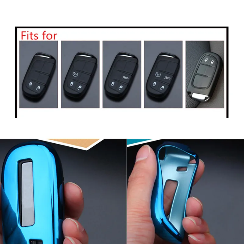 Car-Styling-Soft-TPU-Car-Key-Covers-Case-For-Jeep-Journey-Chrysler-300-Grand-Cherokee-Compass (1)