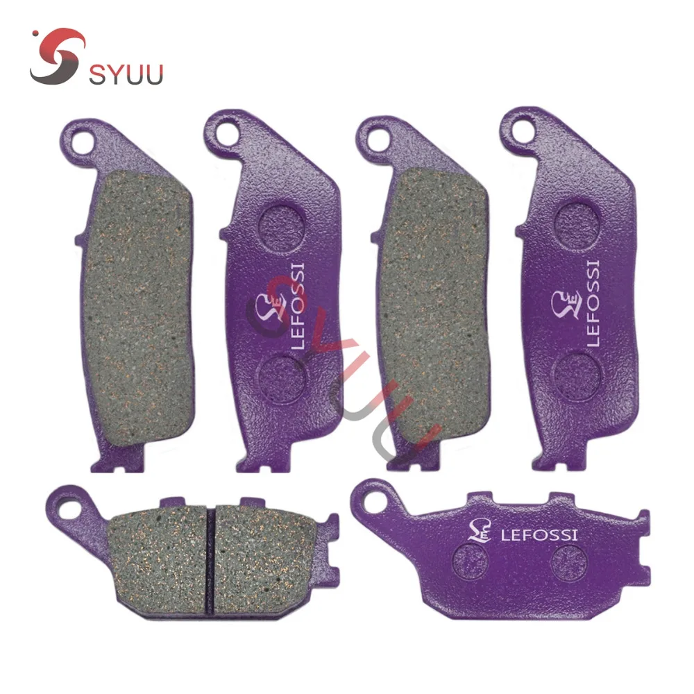 

Motorcycle Front & Rear Brake Pad for HONDA CBF 600 CBF600 SA4/SA5/SA6/SA7 ABS Model 2004-2008 2nd Generation Carbon Fiber