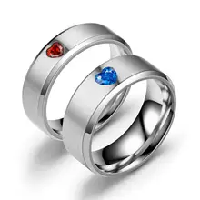 Новые простые обручальные кольца, кольца для влюбленных, Персиковое сердце, циркониевое кольцо из нержавеющей стали, любовь, обручальные ювелирные изделия