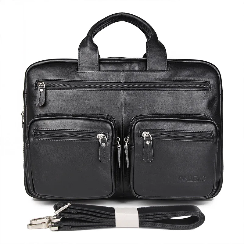 

JMD Fashion Lawyer Leather Handbag Laptop Bag For Office Men's Briefcase 7231A