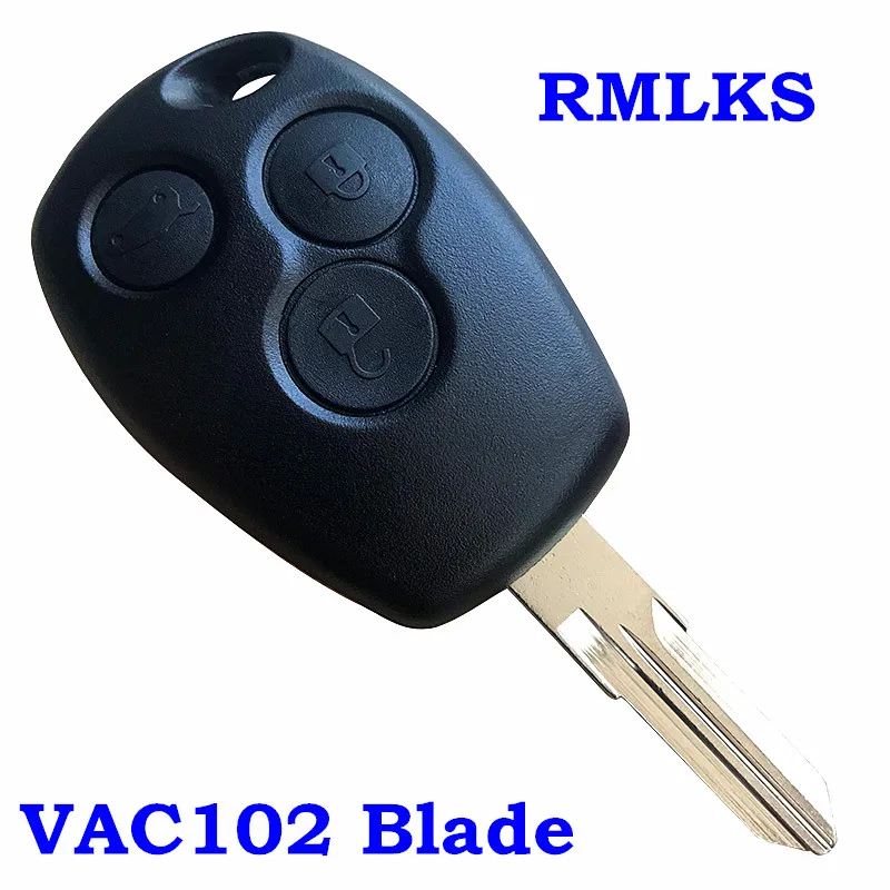 Для RENAULT Clio Kangoo Modus Twingo Master Key 3 кнопки дистанционный ключ-брелок от машины чехол Shell VAC102/NE73/VA6 Blade - Количество кнопок: VAC102 Blade