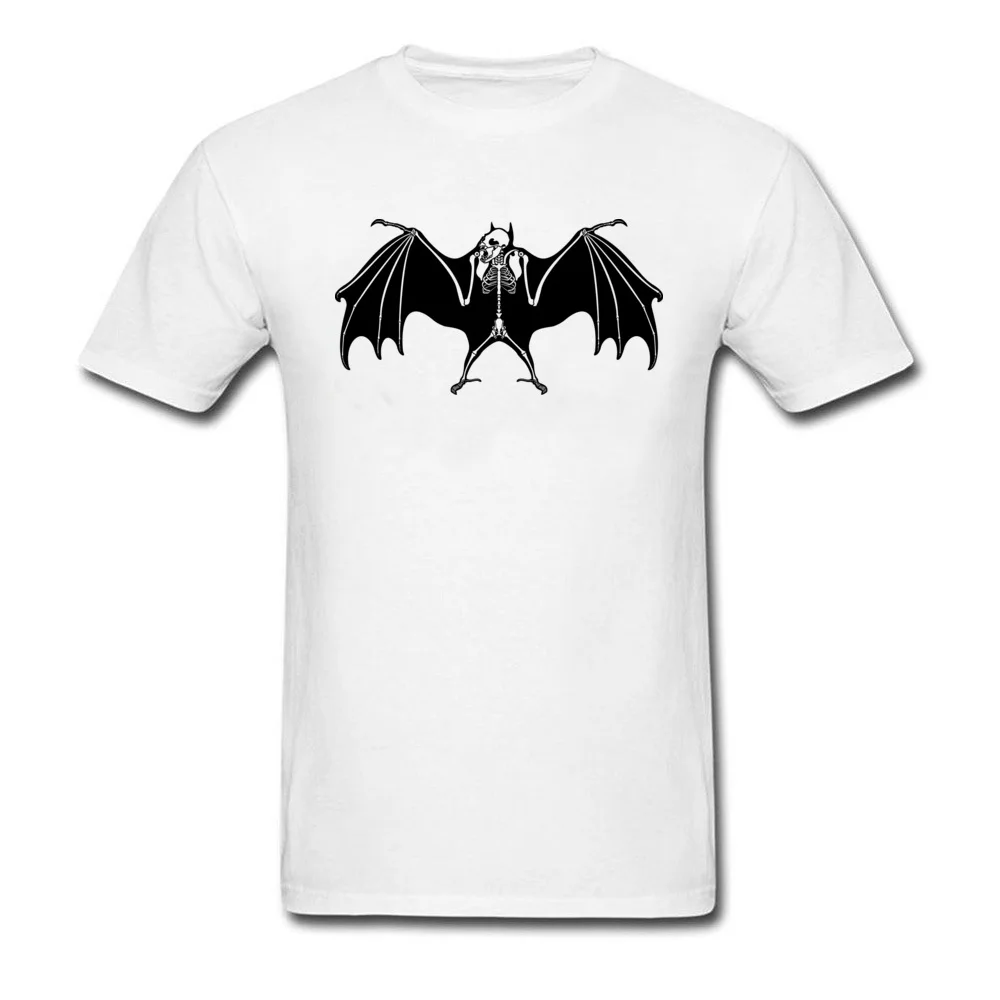 Bat Bones 2018 Simple Style Men's White Black T shirts Cartoon
