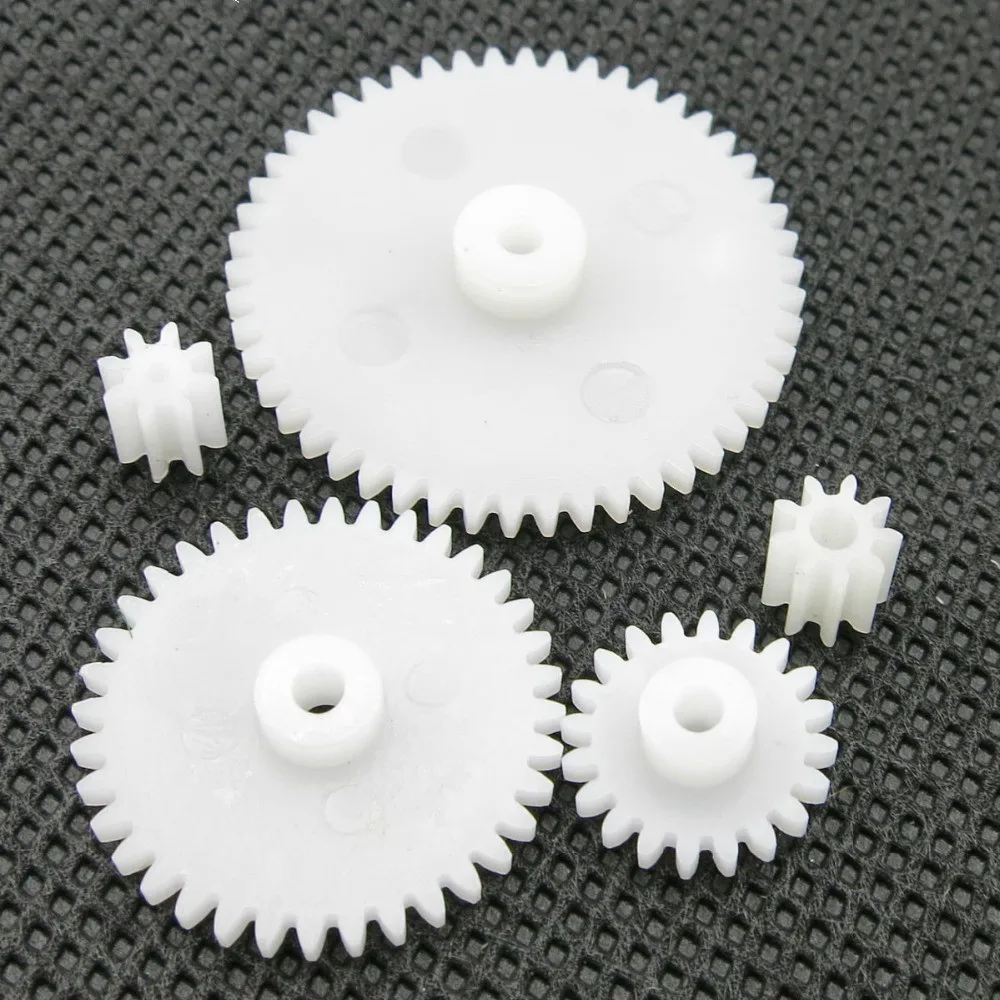 Feichao 5Types Plastic Motor Gear Buggies Gear 0.5 Modulus Spur