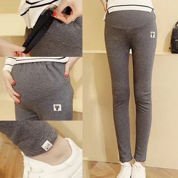 

Maternity Warm Legging Pants Spring Autumn Pregnant Leggings Maternity Pants Trousers Large Size XL 2XL 3 Colors