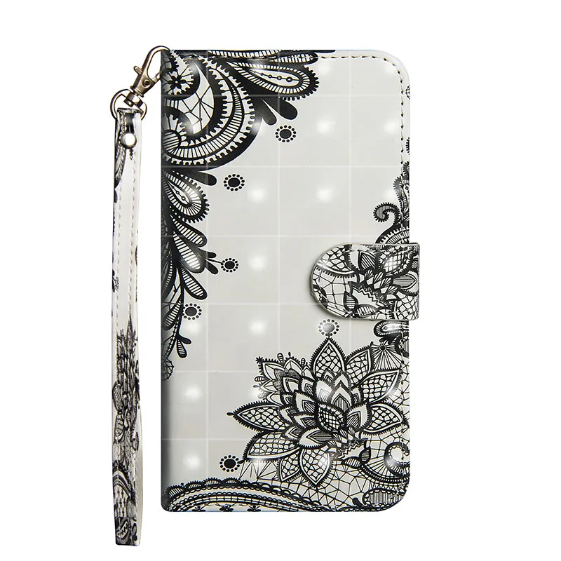 Flip Case For OnePlus 6 One Plus 6 Six 3D Vision Painted Leather Stand Wallet Cover For Iphone X 10 5S SE 6 6S 7 8 Plus Coque (5)