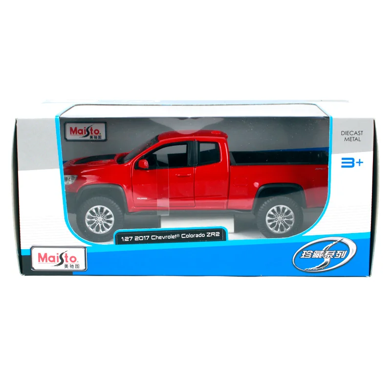 Коллекционная модель автомобиля Maisto 1:27 2017 Chevrdet Колорадо ZR2 Игрушечная новая в
