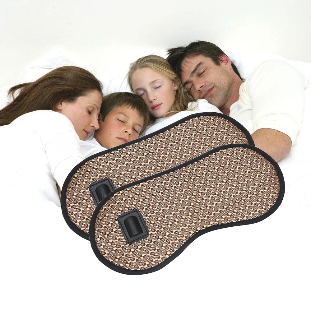 Eye Care Massage Mask Eyepatch Tourmaline Magnetic Therapy Health Protection Anti-Fatigue Eye Massager Sleep/Travel Eyepatch