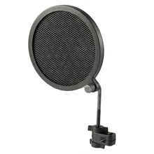 PS-2 двухслойный Студийный микрофон Микрофон Ветер экран ПОП-фильтр/поворотное крепление/Маска шид для говорения стойка для записи