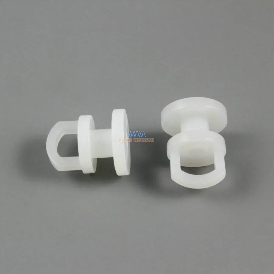 100 Pieces Curtain Track Roller Curtain Track Slide Gliders 13x16mm