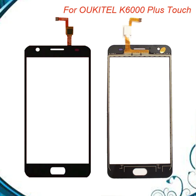 

5.0 Touch Glass For Oukitel K6000 Plus Touch Screen Glass Digitizer Panel Touchscreen Front Glass Lens Sensor Adhesive IN STOCK