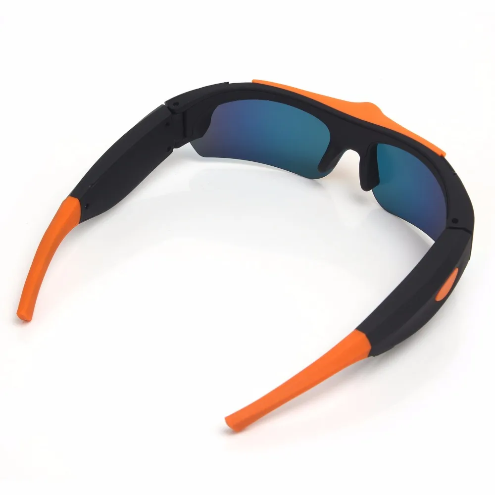 HD 1080P Sunglasses Mini Camera Wide angle 120 degrees Black Orange Mini DV Camcorder DVR Video