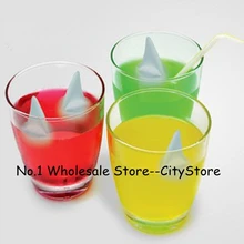 300 шт/партия напиток вечерние лоток для льда крутой в форме плавника акулы заморозка льда Куб пресс-форма для заморозки льда прессформы