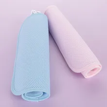 Детские 3D Сетки наматрасник при недержании дышащий лист пеленания Подгузники коврик многоразовые младенческой бамбука трехслойные водонеприницаемое одеяло для детей