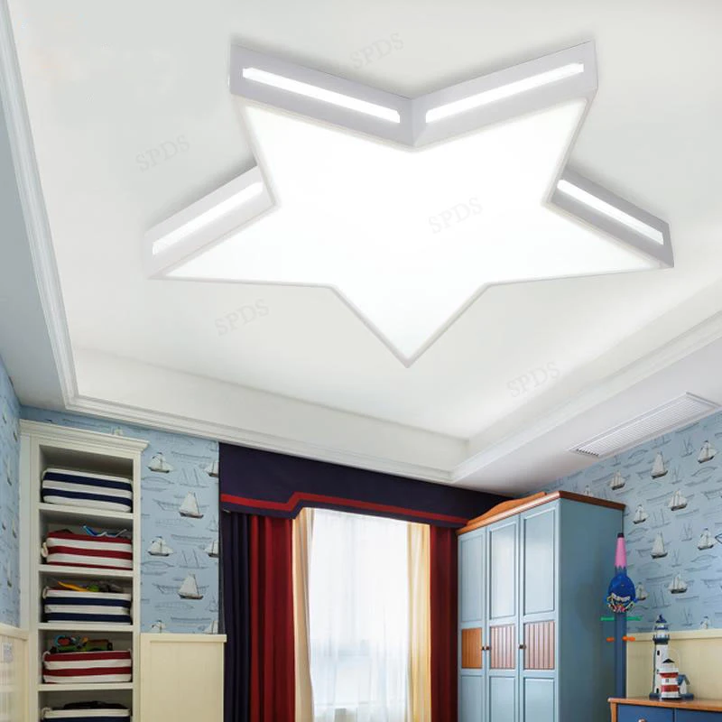 

Modern pentagonal shape wrought iron acrylic lamp interior lighting home improvement ceiling lamp lamparas de techo luminaria
