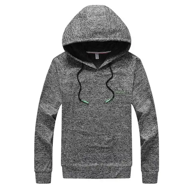 black thin hoodie