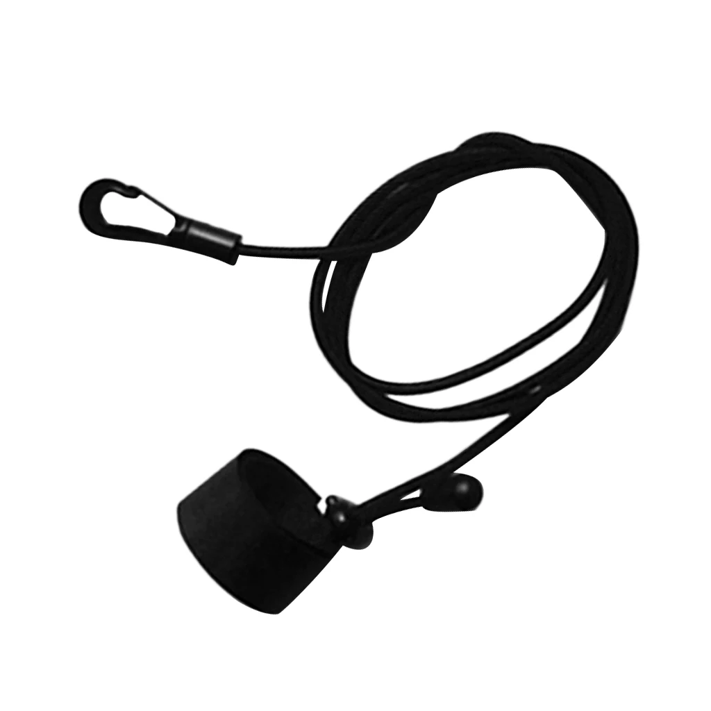 43'/ 110cm 4mm Strong Durable Elastic Cord Fishing Rod Kayak Canoe Paddle Leash with Snap Hook Adjustable Hook & Loop End