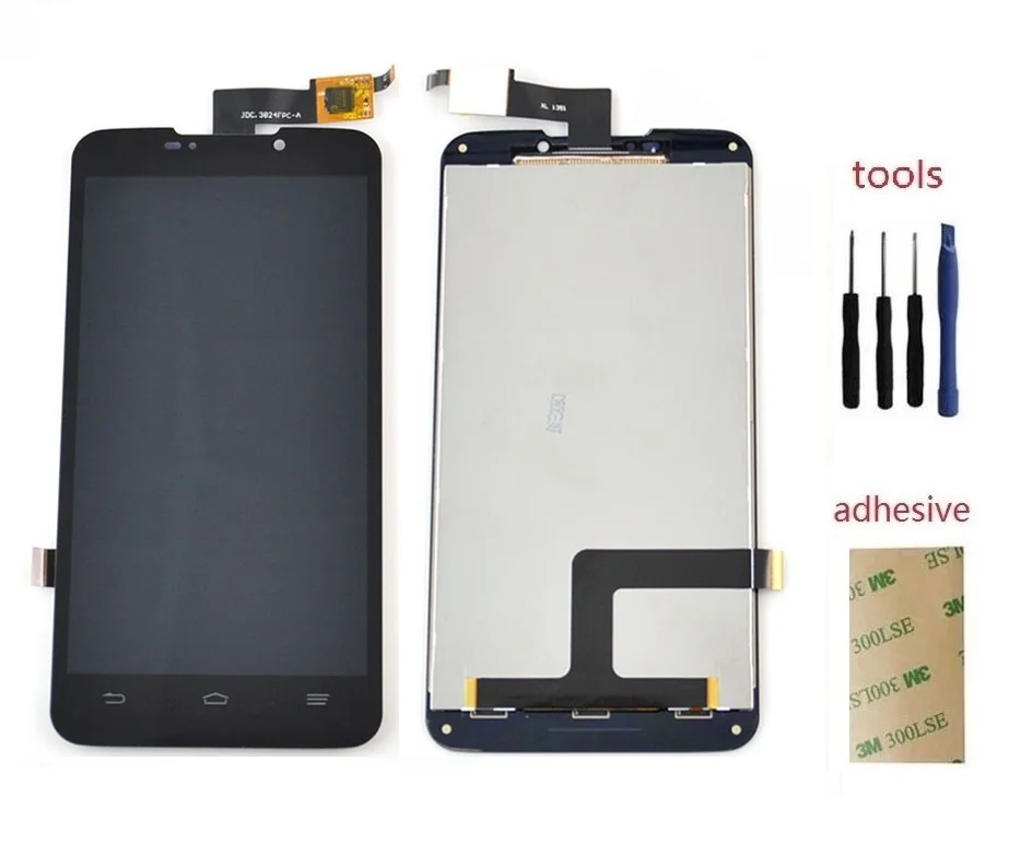 

For ZTE Grand memo 5.7" N5 U5 N9520 V9815 LCD Display Touch Screen Digitizer Assembly + Adhesive + kits