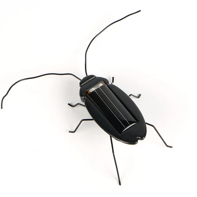 Novelty and Gag Toys Solar Power Cockroach Insect Bug Teaching Toy Gift Baby Kids Plastic Insect Solar Toy 1