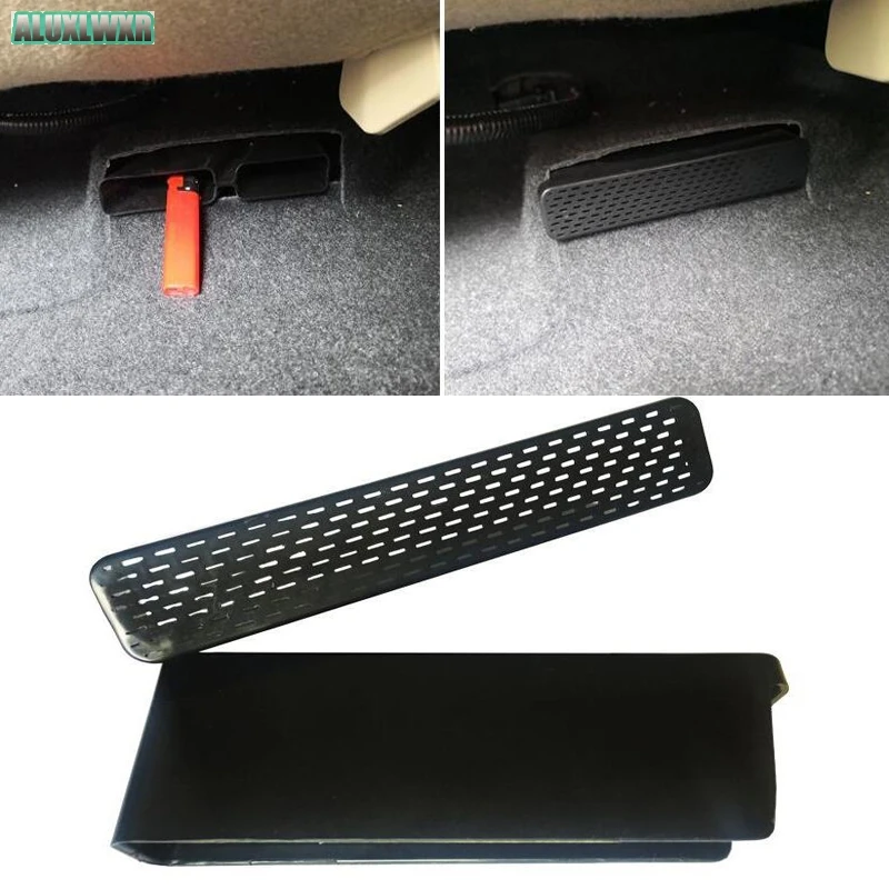 

Car-styling Seat AC Heat Floor Air Conditioner Duct Vent Outlet Grille Cover 2018 Car Accessories for Toyota Camry XV70 Altis