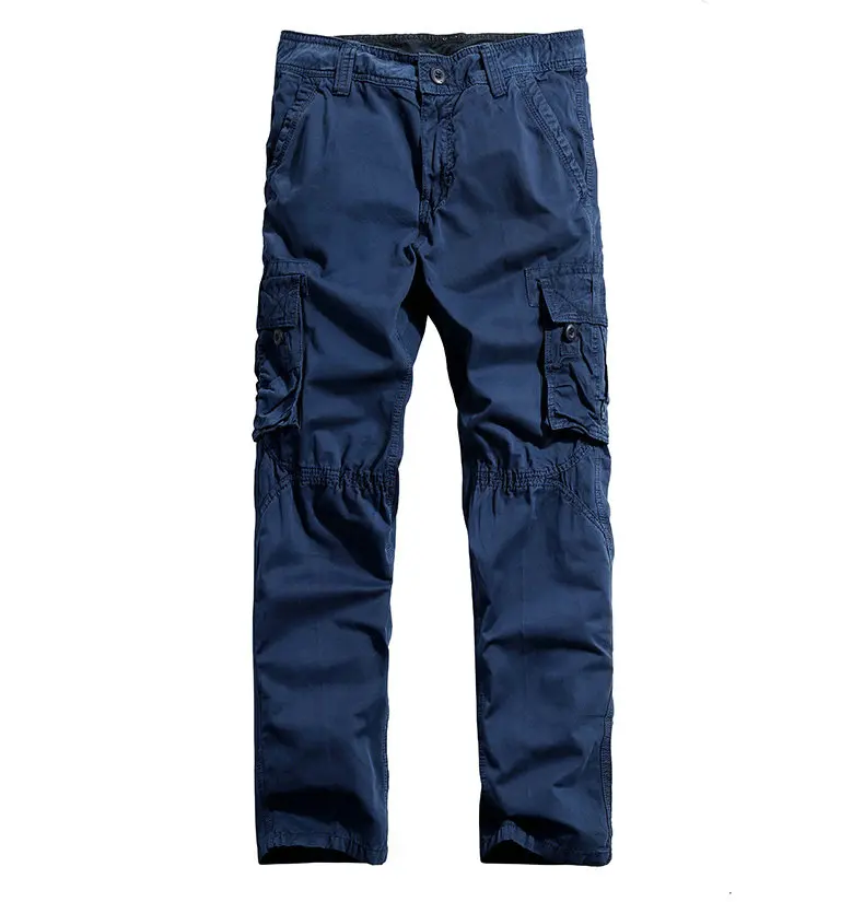 2018 Демисезонный регулярные брюки-карго Для мужчин Повседневное тонкий хлопок Для мужчин s городских тактические брюки