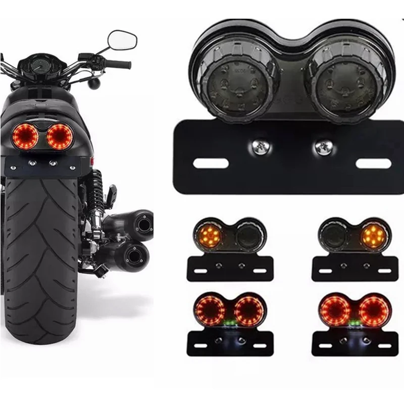 Задний светильник для BMW Honda Harley мотоцикл 40 LED Сигнал поворота стоп сигналы s