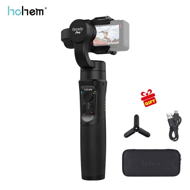 Go pro Gimbal Hohem iSteady Pro 2 ручной Стабилизатор Steadycam для GoPro Hero 7 6 Yi 4K SJCAM DJI Osmo Action gopro аксессуары - Цвет: Pro