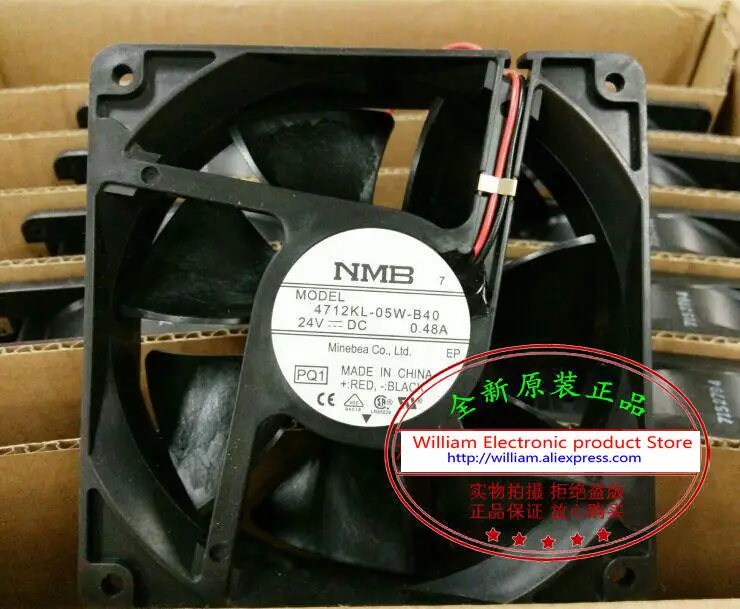 Новый оригинальный NMB 4712KL 05W B40 DC24V 0.48A 120*120*32 мм 12 см для ABB преобразователя частоты