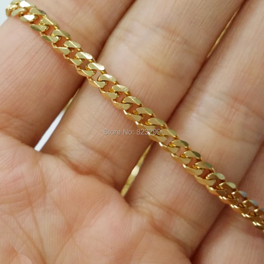 gold curb chain wholesale