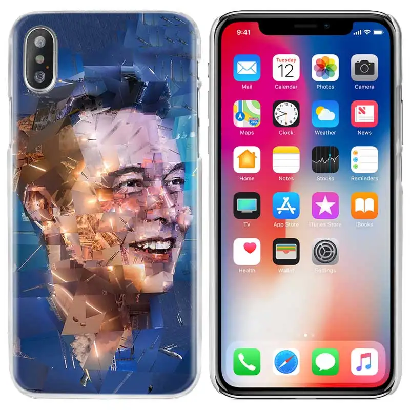 10 Чехол для телефона Elon Musk, прозрачный жесткий пластиковый чехол для iPhone 7 XS Max XR 7 8 6 6s Plus X 5 5S SE 5C 4 4S, чехлы - Цвет: 10