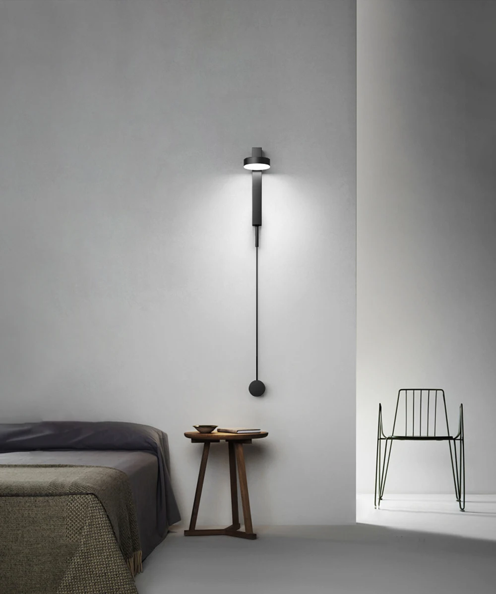 Modern LED Wall Lamp with Dimmable Switch for Living room Art Wall Light Nordic Wall Lighting Fixtures Indoor Decoration HTB1ibJrTNYaK1RjSZFnq6y80pXaT