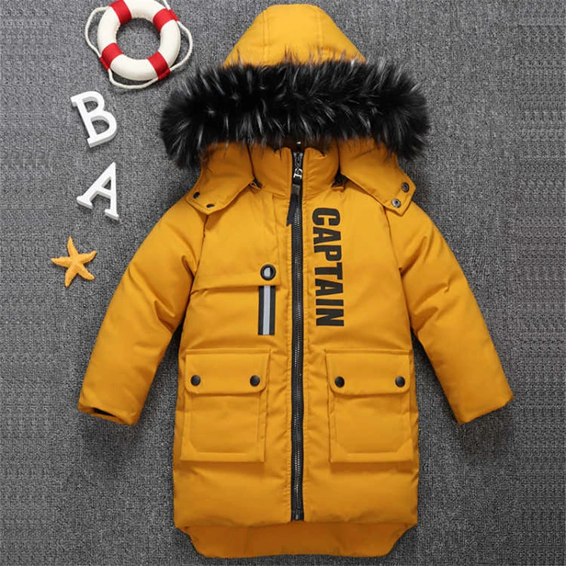 2018 new winter children's clothing children's boy cotton padded warm down jacket in the big boy baby long coat coat 2018 new winter children's clothing children's boy cotton padded warm down jacket in the big boy baby long coat coat