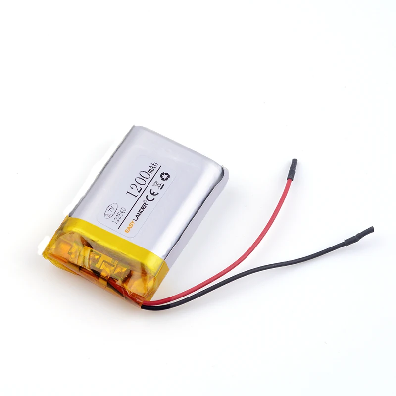 3 7 v батарея 122540 1200mAh для DVR записи MP3 MP4 GPS Смарт-часы Спортивная камера |