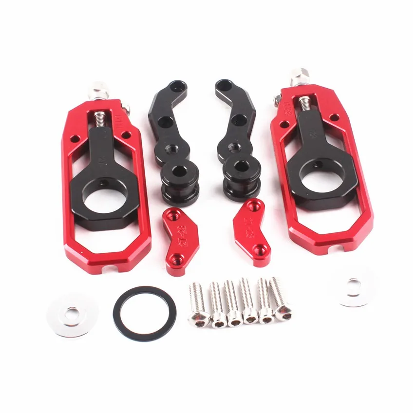 

Chain Adjuster Tensioner With Spool For Yamaha YZF R1 2004 2005 Motorcycle Red Aluminum