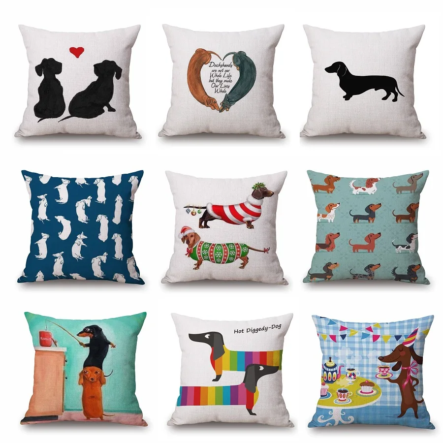 Online Get Cheap Dachshund Pillow Case Aliexpresscom Alibaba Group - Dachshund Cushion Covers Cartoon Paint Sausage Dog Pillow Cases Xcmbedroom Sofa Decoration G online get cheap dachshund pillow case aliexpresscom alibaba group - dachshund cushion covers cartoon paint sausage dog pillow cases xcmbedroom sofa decoration g