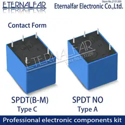 Реле времени SRD-24VDC-SL-A 5 V 6 V 9 V 12 V 24 V 48 V DC 10A 125 V 250 V AC SPDT NO Typc-4PIN SPDT B-M Typc C 5PIN PCB T73