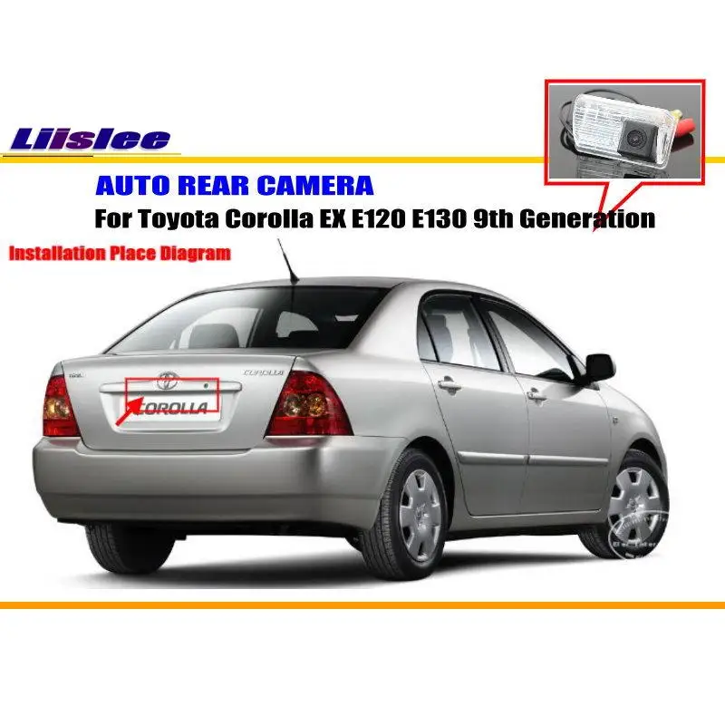 Liislee Rear View font b Camera b font For Toyota Corolla EX E120 E130 9th Generation