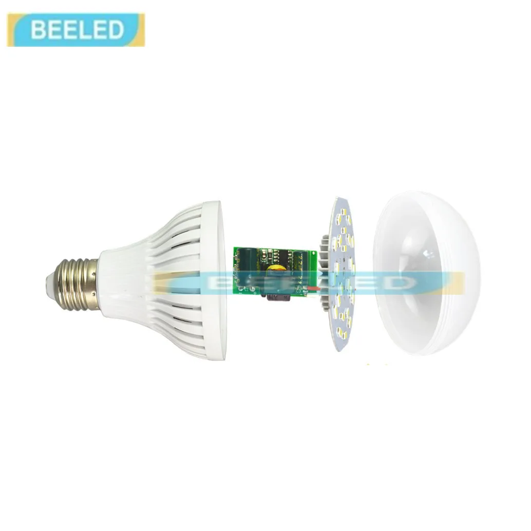 Светодиодная лампочка E27 220 В лампа 3 Вт 5 7 9 12 smd2835 энергосберегающий светодиодный