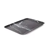 JINSERTA Marbled Storage Tray Melamine Dessert Fruit Cake Plate Retro Breakfast Bread Tableware Restaurant Hotel Serving Tray 5