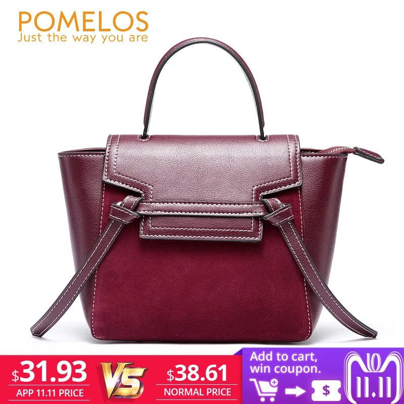 

POMELOS Women Handbag Fashion Genuine Leather Bags For Women Small Luxury Bags Women Handbags Designer Crossbody Bags for Women