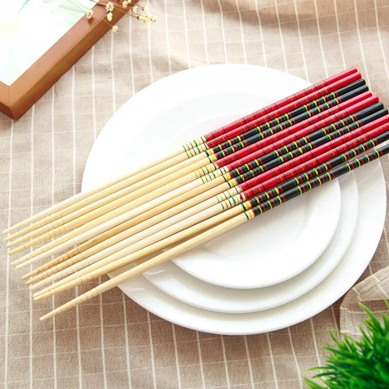 

6 Pairs Cook Noodles Super Long Bamboo Chopsticks Deep Fried Hot Pot Chinese Style Chopsticks Home Kitchen Supplies Wholesale